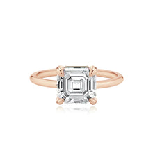 Load image into Gallery viewer, Diamond Gold Band Engagement Ring