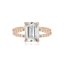 Load image into Gallery viewer, Diamond Pave Split Shank Engagement Ring