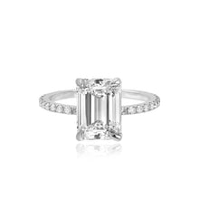 Load image into Gallery viewer, Diamond Pave Band Engagement Ring