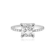 Load image into Gallery viewer, Diamond Pave Band Engagement Ring