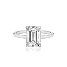 Load image into Gallery viewer, Diamond Gold Band Engagement Ring