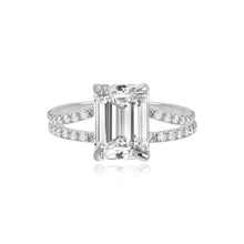 Load image into Gallery viewer, Diamond Pave Split Shank Engagement Ring