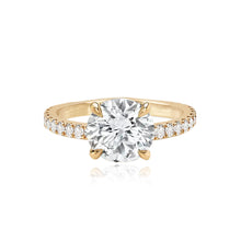 Load image into Gallery viewer, Diamond Thick Pave Band Engagement Ring