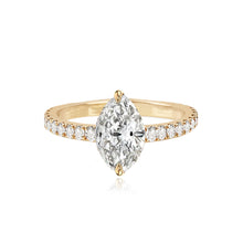 Load image into Gallery viewer, Diamond Thick Pave Band Engagement Ring