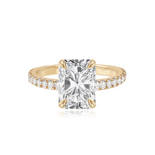 Load image into Gallery viewer, Diamond Thick Pave Band Engagement Ring
