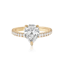 Load image into Gallery viewer, Diamond Thick Pave Band Engagement Ring
