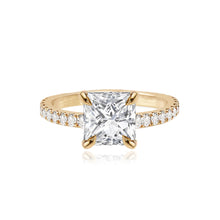 Load image into Gallery viewer, Diamond Thick Pave Band Engagement Ring