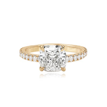 Load image into Gallery viewer, Diamond Thick Pave Band Engagement Ring