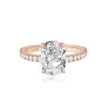 Load image into Gallery viewer, Diamond Thick Pave Band Engagement Ring