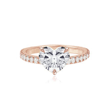 Load image into Gallery viewer, Diamond Thick Pave Band Engagement Ring