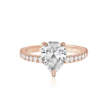 Load image into Gallery viewer, Diamond Thick Pave Band Engagement Ring