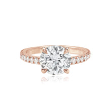 Load image into Gallery viewer, Diamond Thick Pave Band Engagement Ring