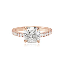 Load image into Gallery viewer, Diamond Thick Pave Band Engagement Ring