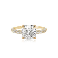 Load image into Gallery viewer, Dome Pave Diamond Engagement Ring