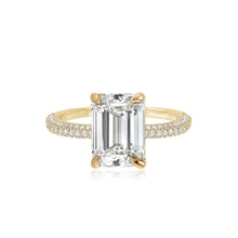 Load image into Gallery viewer, Dome Pave Diamond Engagement Ring