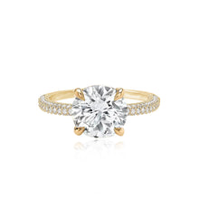Load image into Gallery viewer, Dome Pave Diamond Engagement Ring