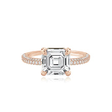 Load image into Gallery viewer, Dome Pave Diamond Engagement Ring