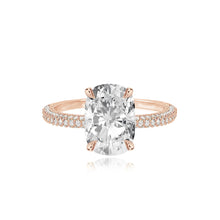 Load image into Gallery viewer, Dome Pave Diamond Engagement Ring