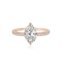 Load image into Gallery viewer, Dome Pave Diamond Engagement Ring
