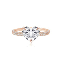 Load image into Gallery viewer, Dome Pave Diamond Engagement Ring