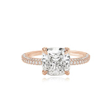 Load image into Gallery viewer, Dome Pave Diamond Engagement Ring