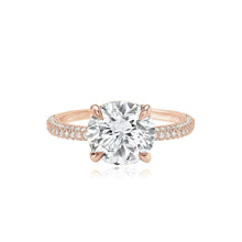 Load image into Gallery viewer, Dome Pave Diamond Engagement Ring