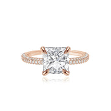 Load image into Gallery viewer, Dome Pave Diamond Engagement Ring