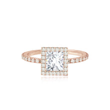 Load image into Gallery viewer, Pave Bezel Engagement Ring
