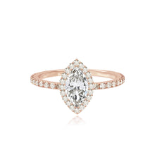 Load image into Gallery viewer, Pave Bezel Engagement Ring