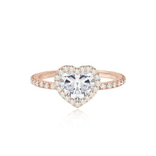 Load image into Gallery viewer, Pave Bezel Engagement Ring