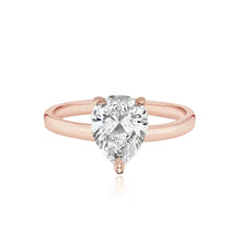 Load image into Gallery viewer, Diamond Thick Solid Plain Band Engagement Ring