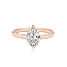Load image into Gallery viewer, Diamond Thick Solid Plain Band Engagement Ring