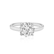Load image into Gallery viewer, Diamond Thick Solid Plain Band Engagement Ring