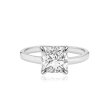 Load image into Gallery viewer, Diamond Thick Solid Plain Band Engagement Ring