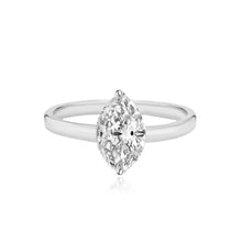 Load image into Gallery viewer, Diamond Thick Solid Plain Band Engagement Ring