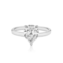 Load image into Gallery viewer, Diamond Thick Solid Plain Band Engagement Ring