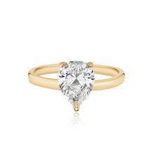 Load image into Gallery viewer, Diamond Thick Solid Plain Band Engagement Ring