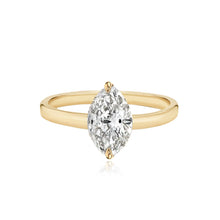 Load image into Gallery viewer, Diamond Thick Solid Plain Band Engagement Ring