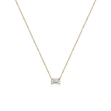 Load image into Gallery viewer, Medium Diamond Solitaire Necklace