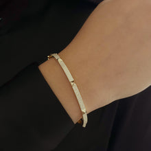 Load image into Gallery viewer, Medium Pave with Spikes Bangle
