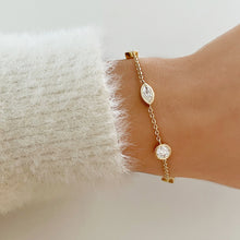 Load image into Gallery viewer, Multi Shape Lab Diamond Bezel Bracelet