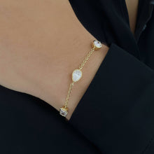 Load image into Gallery viewer, Multi Shape Lab Diamond Bezel Bracelet