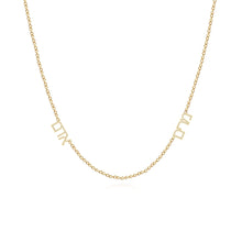 Load image into Gallery viewer, Multiple Diamond Hebrew Names Necklace