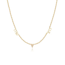 Load image into Gallery viewer, Multiple Diamond Hebrew Names Necklace
