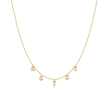 Load image into Gallery viewer, Dangling Gold Name Ball Necklace