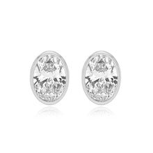 Load image into Gallery viewer, Oval Diamond Studs
