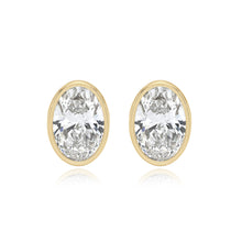 Load image into Gallery viewer, Oval Diamond Studs