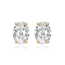 Load image into Gallery viewer, Oval Diamond Studs

