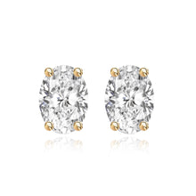 Load image into Gallery viewer, Oval Diamond Studs