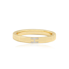 Load image into Gallery viewer, Pave Initial Wedding Ring